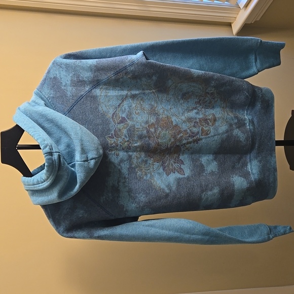 Self Esteem Blue Floral Graphic Hoodie - Picture 2 of 8